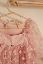 Vlinder meisjesjurk roze